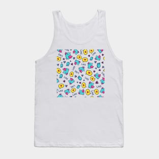 Tweeting Bird - Doodle Tank Top